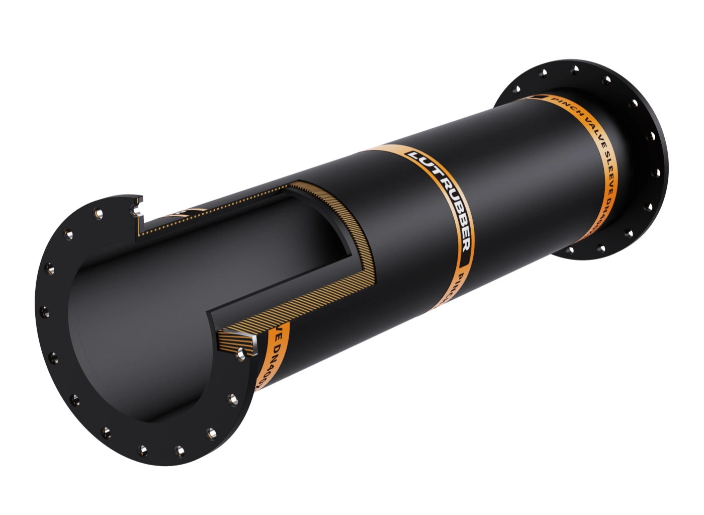 pinch-valve-sleeve-full-face-flange-end