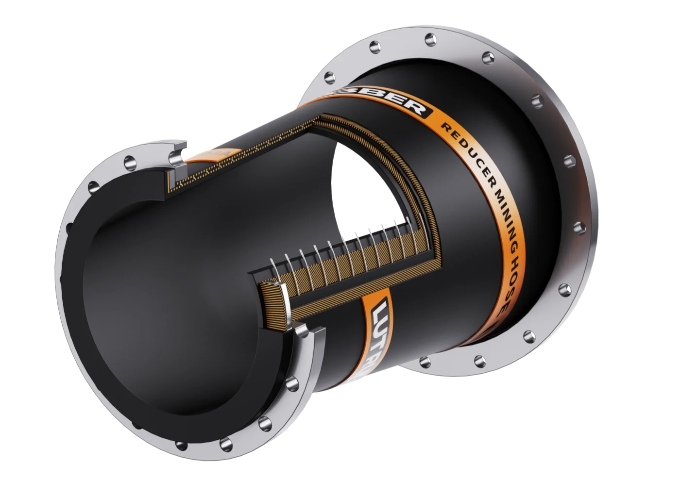 rubber-taper-reducer-hose-for-mining